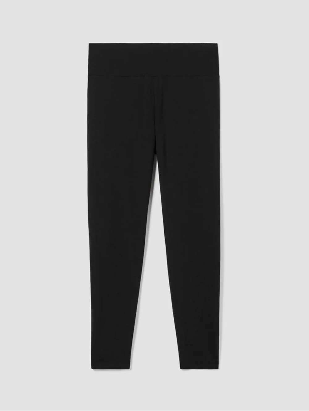 Eileen Fisher Cozy “Hug” High-Waisted Leggings Black M NWT | Luxe Loungewear